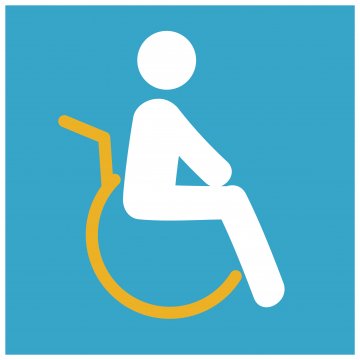 Adapté pour les personnes handicapées
